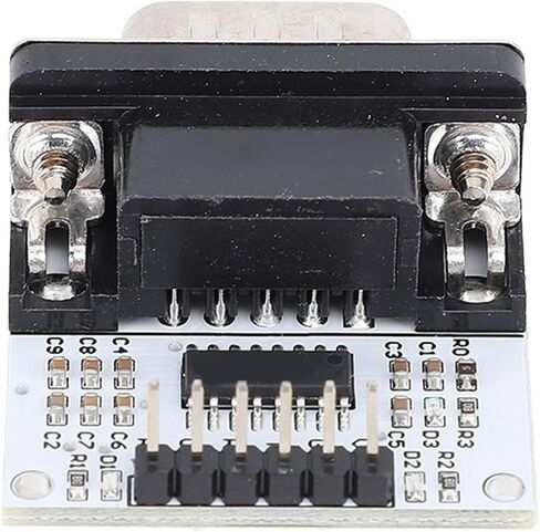 Yunir SP3232 Chip, 232 to TTL Module, Versatile Use, ESD Guard, Premium Materials for 3-5.5V Power Supply PCB Board with SP3232 Chip DB9 Interface and LED Indicator (Male Head) in Saudi Arabia