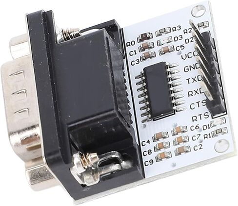 Yunir SP3232 Chip, 232 to TTL Module, Versatile Use, ESD Guard, Premium Materials for 3-5.5V Power Supply PCB Board with SP3232 Chip DB9 Interface and LED Indicator (Male Head) in Saudi Arabia