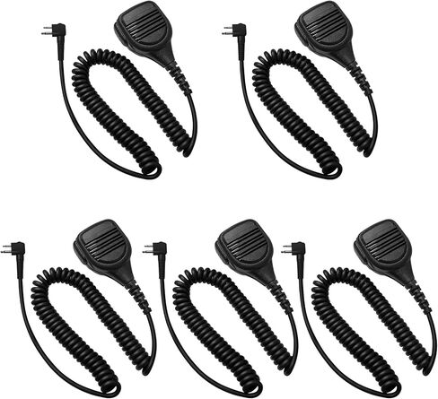 5 Pack PMMN4013a Speaker Microphone for CP200 CP200D PMMN4013 Shoulder Mic with 3.5 mm Jack for Motorola R2 CP100D CP185 BPR40D BPR40 PR400 CLS1110 CLS1410 CLS1110 RDU4100 RMU2040,2 Pin Two Way Radi in Saudi Arabia