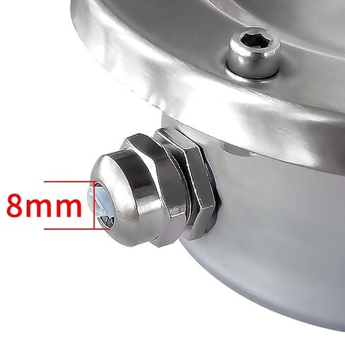 Underwater Waterproof Connection Box - IP68 Sealed 304 Stainless Steel Outdoor Light Junction Box, Swimming Pool Underwater Fountain Light Transition Head, for Underwater Lights, Fountain(1 in 4 Out) in Saudi Arabia