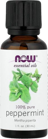 زيت النعناع العطري من NOW Foods، 4 أونصة سائلة + 1 قطارة زجاجية in Saudi Arabia