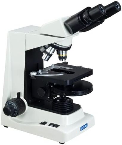 OMAX 40X-1600X Advanced Binocular Phase Contrast Compound Microscope with Plan Turret Phase Contrast Kit and Reversed Nosepiece in Saudi Arabia