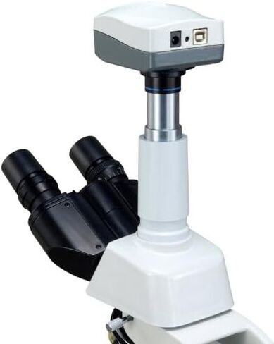 OMAX 40X-2000X مجهر رقمي برايتفيلد وداركفيلد ترينوكلوار مع نظام الإضاءة المنقولة كوهلر مع كاميرا USB 5.0 ميجابكسل in Saudi Arabia