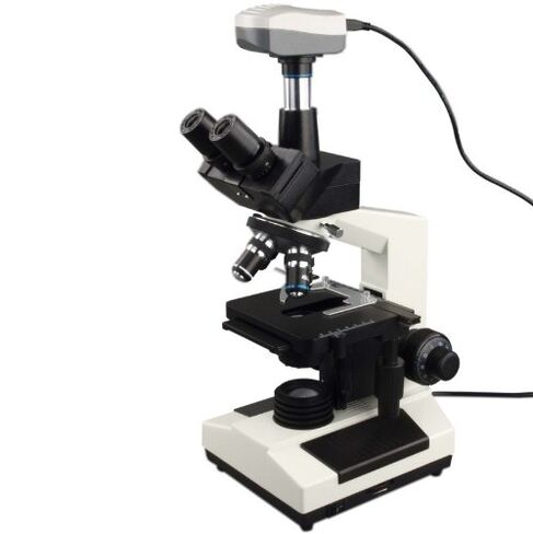 OMAX 40X-1600X Digital Lab Trinocular Biological Compound Microscope with 9.0MP USB Digital Camera in Saudi Arabia