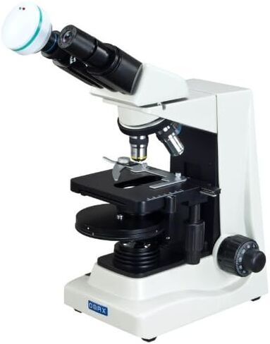 OMAX 40X-1600X Advanced Binocular Phase Contrast Compound Microscope with Turret Phase Contrast Kit and 3.0MP USB Camera in Saudi Arabia