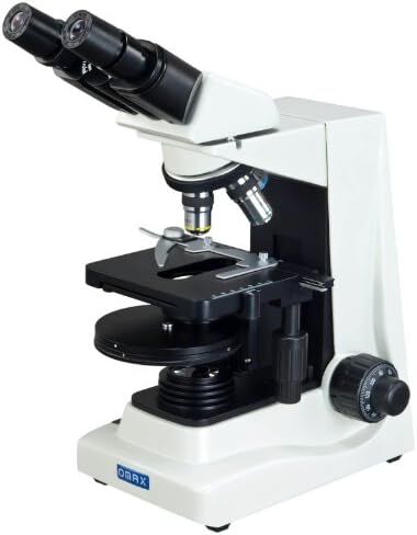 OMAX 40X-1600X Advanced Binocular Phase Contrast Compound Microscope with Turret Phase Contrast Kit and Reversed Nosepiece in Saudi Arabia