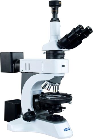 OMAX 50-1000X Digital Infinity Trinocular Polarizing Metallurgical Microscope with Kohler Transmitted and EPI Reflected Illumination System and 3.0MP USB Camera in Saudi Arabia