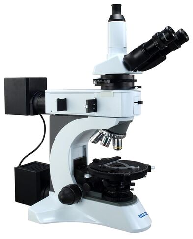 OMAX 50-1000X Infinity Trinocular Polarizing Metallurgical Microscope with Kohler Transmitted and EPI Reflected Illumination System in Saudi Arabia