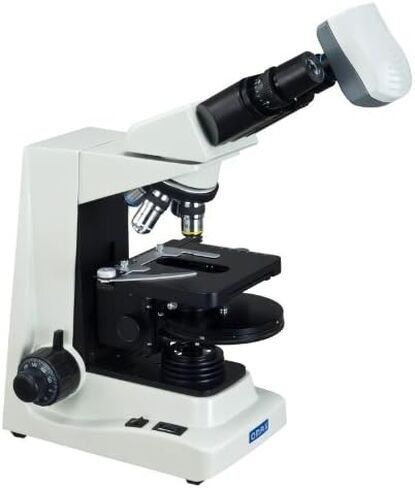 OMAX 40X-1600X Advanced Binocular Phase Contrast Compound Microscope with Turret Phase Contrast Kit and 9.0MP USB Camera in Saudi Arabia