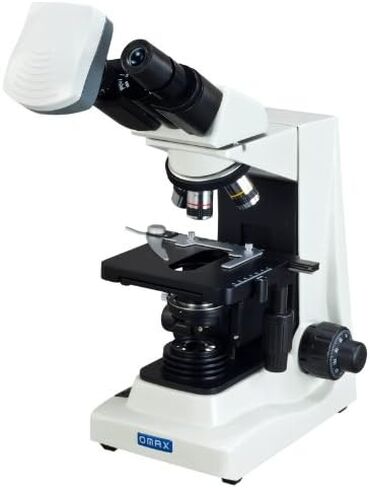 OMAX 40X-1600X Advanced Plan Darkfield Binocular Compound Microscope with 5.0MP USB Camera in Saudi Arabia