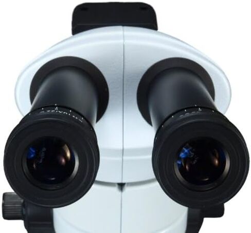 OMAX 8X-80X Common Main Objective Stereo Microscope with Dual LED Light and Fine Focus Knob in Saudi Arabia