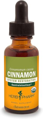 Herb Pharm Certified Organic Cinnamon Liquid Extract for Cardiovascular and Circulatory Support - 1 Ounce in Saudi Arabia