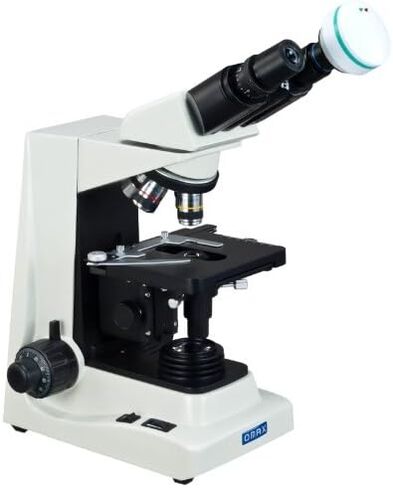 OMAX 40X-1600X Advanced Plan Darkfield Binocular Compound Microscope with 3.0MP USB Camera and Dry Darkfield Condenser in Saudi Arabia