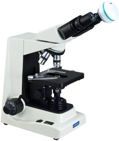 OMAX 40X-1600X Advanced Plan Darkfield Binocular Compound Microscope with 3.0MP USB Camera and Extra Bright Oil Darkfield Condenser in Saudi Arabia