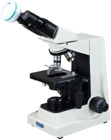 OMAX 40X-1600X Advanced Plan Darkfield Binocular Compound Microscope with 3.0MP USB Camera and Extra Bright Oil Darkfield Condenser in Saudi Arabia