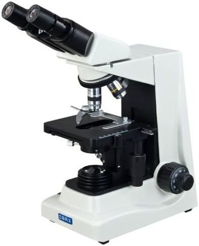 OMAX 40X-1600X Advanced Plan Darkfield Binocular Compound Microscope with Reversed Nosepiece and Extra Bright Oil Darkfield Condenser in Saudi Arabia