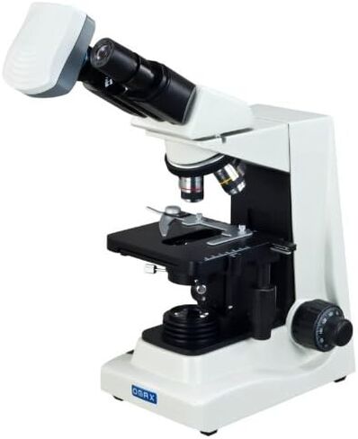 OMAX 40X-1600X Advanced Plan Darkfield Binocular Compound Microscope with 5.0MP USB Camera and Dry Darkfield Condenser in Saudi Arabia