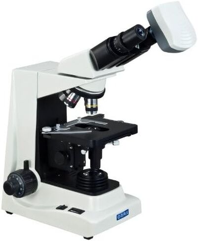 OMAX 40X-1600X Advanced Plan Darkfield Binocular Compound Microscope with 5.0MP USB Camera and Dry Darkfield Condenser in Saudi Arabia