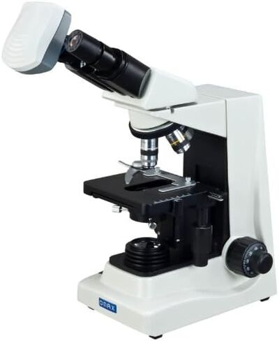 OMAX 40X-1600X Advanced Plan Darkfield Binocular Compound Microscope with 5.0MP USB Camera and Extra Bright Oil Darkfield Condenser in Saudi Arabia