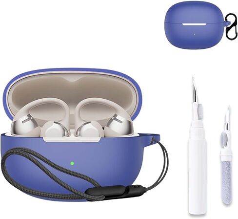 لغطاء حافظة SHOKZ OpenDots One، غطاء واقي لسماعة الأذن NOUKAJU (مع حلقة تسلق + حبل + قلم تنظيف) مقاوم للسقوط، مقاوم للصدمات، حافظة واقية لسماعات SHOKZ OpenDots ONE المفتوحة (أزرق) in Saudi Arabia