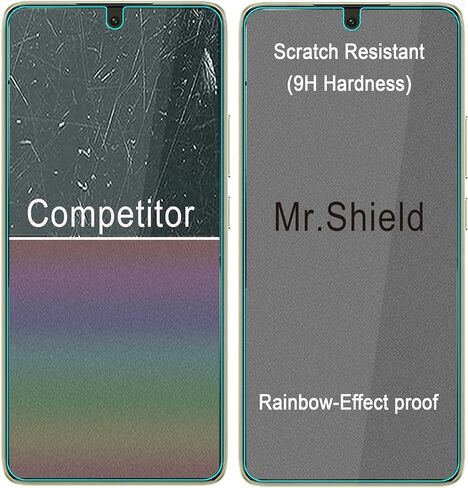 واقي شاشة Mr.Shield متوافق مع Xiaomi 14T / Xiaomi 14T Pro [زجاج مقسى] [3 عبوات] [زجاج ياباني بصلابة 9H] in Saudi Arabia