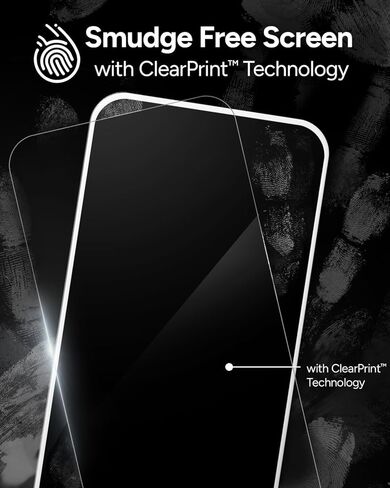 ZAGG InvisibleShield Glass Elite Screen Protector for iPhone 16 Plus/iPhone 15 Plus – 5X Stronger Tempered Glass, Reinforced Edges, Scratch Resistant, Anti-Smudge, Easy Bubble-Free Installation in Saudi Arabia