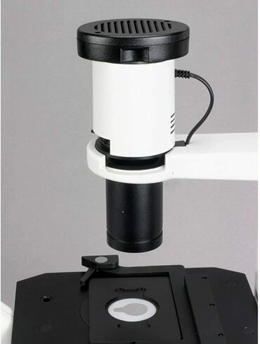 AmScope IN300TC Long Working Distance Inverted Trinocular Microscope, 40x-1000x, WH10x and WH25x Eyepieces, Phase-Contrast Objectives, 30W Halogen Illumination, 0.3 NA Abbe Condenser, Mechanical Stage, 110V in Saudi Arabia
