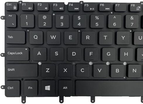 استبدال الكمبيوتر المحمول تخطيط الولايات المتحدة مع لوحة المفاتيح الخلفية لـ DELL XPS 13 9343 9350 9360 Inspiron 15 7547 7548 Inspiron 13 7000 7347 7348 7352 7353 7359 US Backlit 0DKDXH NSK-LS0BW DKDXH in Kuwait
