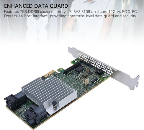 Jectse Controller Card, Data Transfer Rate 2GB PCI Express 3.0, with 4 Internal Serial ATA SAS Ports, for Desktops Servers Workstations in Saudi Arabia