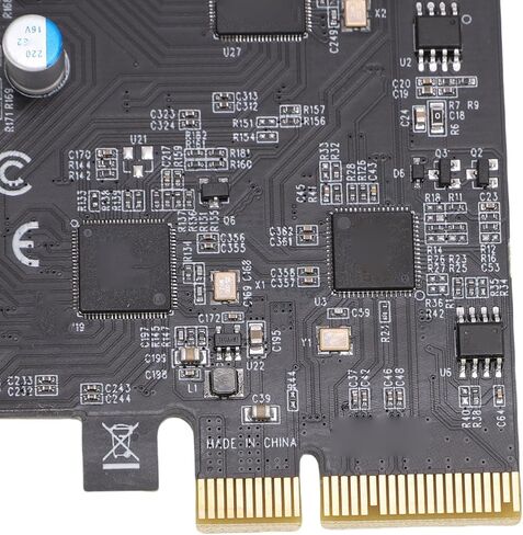 بطاقة Jectse 8 Port PCle USB 3.2 Gen 2، عرض النطاق الترددي 10 جيجابت في الثانية، شريحة تحكم ASM3142 VL822 VL822، التوصيل والتشغيل، 4 النوع C 4 النوع A، دعم أنظمة OS X، الواجهة الأمامية in Saudi Arabia