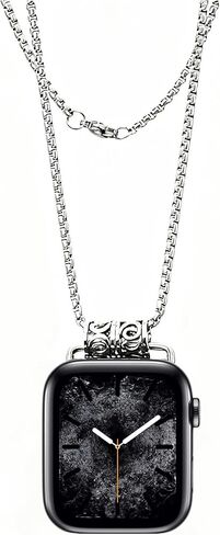 Outdoor Band Compatible with Apple Watch Necklace Fob Clip on Keychain Pendant Lanyard Carabiner Pocket Watch Case Adapter Holder Chain Badge Belt clip Arm Ankle Nurse Strap Iwatch Necklace Women Men in Saudi Arabia