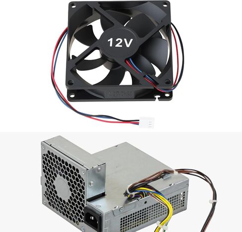 SING F LTD 3Pin Desktop Computer Rear Fan DSB0912M 12V/0.19A Compatible with HP Compatible with DELL 92x92x25mm in Saudi Arabia