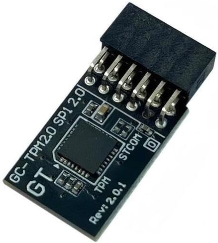 TPM 2.0 وحدة SPI 12Pin مع SLB9670 Windows 11 ترقية لـ Gigabyte Z890I AORUS ULTRA/Z890 UD/Z890 AI TOP/Z890 AORUS MASTER/Z890 Eagle WiFi 7/Z890 Gaming X Compute Securely Bus Header Key in Kuwait