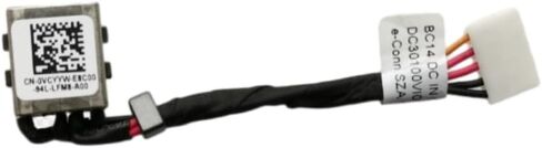 استبدال منفذ شحن كابل AAZ60 DC في مقبس الطاقة لجهاز Dell Latitude E7270 E7470 VCYYW 0VCYYW DC30100VI00 DC30100X000 DC30100X100 (الطول: 6 سم) in Saudi Arabia