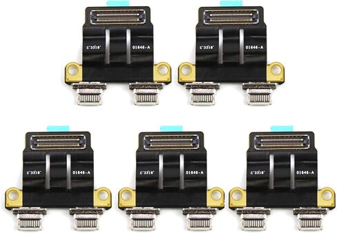 5 قطعة/الحزمة A2338 M1 M2 تيار مستمر وصلة مرفاع I/O USB-C نوع C مجلس شحن ميناء استبدال لماك بوك برو الشبكية 13 بوصة 2020 2022 سنة 923-05220 in Kuwait