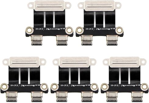5 قطعة/الحزمة A2338 M1 M2 تيار مستمر وصلة مرفاع I/O USB-C نوع C مجلس شحن ميناء استبدال لماك بوك برو الشبكية 13 بوصة 2020 2022 سنة 923-05220 in Kuwait