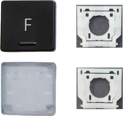 استبدال مفاتيح ومفصلات F Keycap متوافقة مع Surface Laptop 3/4/5/6 13.5/15 بوصة 1867 1868 1872 1873 1950 1951 1953 1958 1959 1978 1979 غطاء مفتاح لوحة المفاتيح (رمادي داكن) in Saudi Arabia