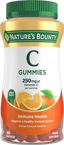 Nature's Bounty Vitamin C, Orange, Gummy 80 Count in Saudi Arabia