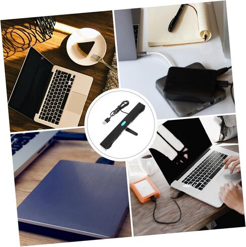 مكبر صوت USB مكبر صوت محيطي صغير لأجهزة الكمبيوتر المحمول وسطح المكتب باللون الأسود مع وحدة ستيريو متوافقة مع الأجهزة اللوحية والهواتف المحمولة والألعاب in Saudi Arabia