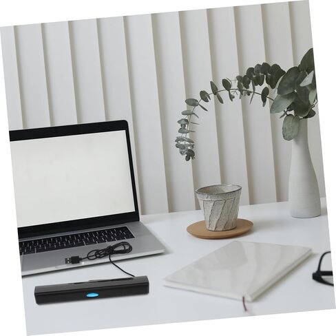 مكبر صوت USB مكبر صوت محيطي صغير لأجهزة الكمبيوتر المحمول وسطح المكتب باللون الأسود مع وحدة ستيريو متوافقة مع الأجهزة اللوحية والهواتف المحمولة والألعاب in Saudi Arabia