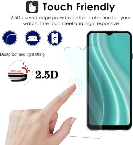 [ 4-Pack For Sky Devices Elite D65 Tempered Glass Screen Protector, SkyElite D65 Glass Flim HD Clear Anti-fingerprint [9H Hardness Anti-Scratch Shatter Resistant] [Bubble FREE] Case Friendly in Saudi Arabia