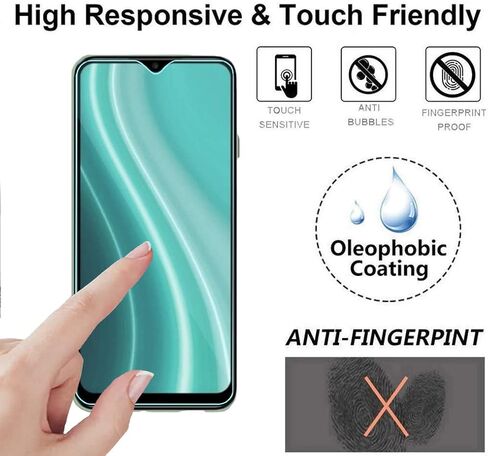 [ 4-Pack For Sky Devices Elite D65 Tempered Glass Screen Protector, SkyElite D65 Glass Flim HD Clear Anti-fingerprint [9H Hardness Anti-Scratch Shatter Resistant] [Bubble FREE] Case Friendly in Saudi Arabia