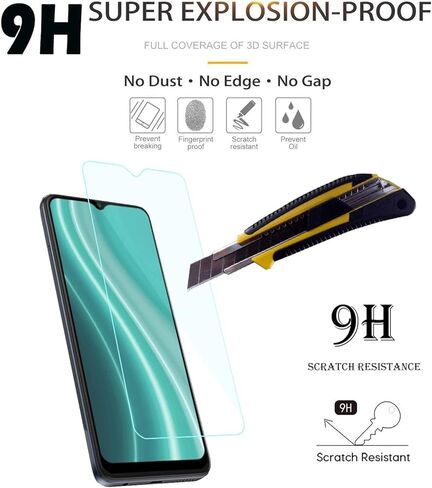 [ 4-Pack For Sky Devices Elite D65 Tempered Glass Screen Protector, SkyElite D65 Glass Flim HD Clear Anti-fingerprint [9H Hardness Anti-Scratch Shatter Resistant] [Bubble FREE] Case Friendly in Saudi Arabia