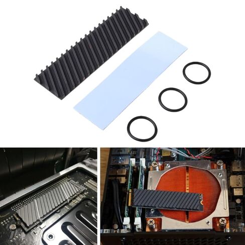 Veemoon M.2 2280 بالوعة الحرارة النحاسية مع طلاء الجرافين 3 مم، زعنفة تبريد معدنية لمحركات Nvme، ملحق تبريد موصل حراري عالي لعشاق الكمبيوتر واللاعبين in Kuwait