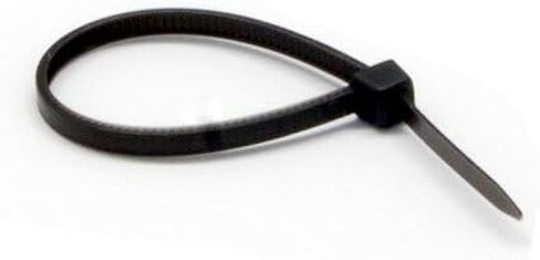 CableWholesale 4 بوصة العلاقات كابل النايلون، 18 رطلا. (8 كجم) قوة الشد المحددة للوزن، 100 عبوة من ربطات عنق الكابل ذاتية القفل، باللون الأبيض in Kuwait