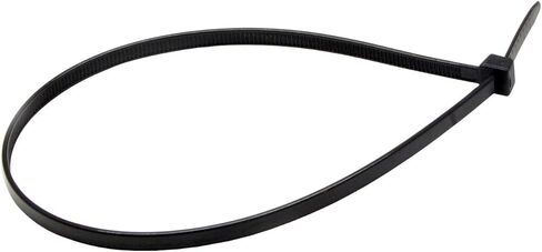 CableWholesale 4 بوصة العلاقات كابل النايلون، 18 رطلا. (8 كجم) قوة الشد المحددة للوزن، 100 عبوة من ربطات عنق الكابل ذاتية القفل، باللون الأبيض in Kuwait