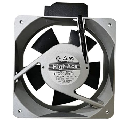 ل 109-601 100V 0.43/0.35A 37.5/33W 160 مللي متر 16050 254.4CFM/300.4CFM الألومنيوم الإطار مروحة التبريد in Kuwait