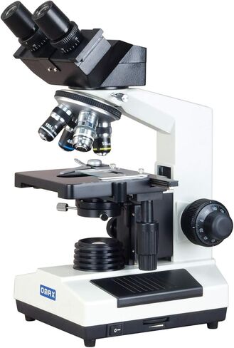 OMAX 40X-2000X Digital Darkfield Binocular Compound Microscope with Built-in 3.0MP USB Camera and Extra Bright Oil Darkfield Condenser and 100 Pieces Glass Slides and Covers in Saudi Arabia