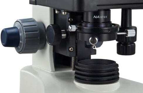OMAX 40X-2000X LED Binocular Compound Microscope with Dry Darkfield Condenser and 100 Pieces Glass Slides and Covers in Saudi Arabia