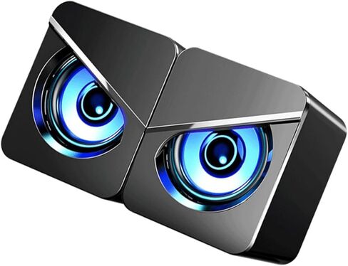 Compact Wired Desktop Computer Speakers USB Powered Surround Sound Box for Home Office Gaming with Interference Audio Portable Loudspeaker for Laptop in Saudi Arabia